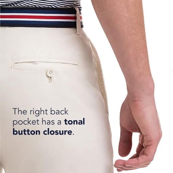 Vineyard Vines Mens Breaker Pants 42 x 30 "Stone" - Picture 6 of 8